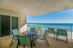 Balcony with stunning Perdido Key beach views 